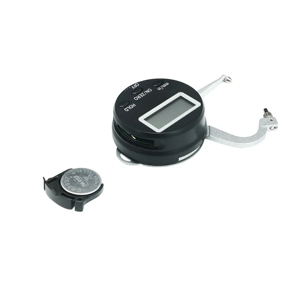 Pengukur ketebalan kaliper luar Digital, meteran pengukur ketebalan Digital 0.01mm 0-25mm untuk ketebalan tabung/pelat baja/lensa