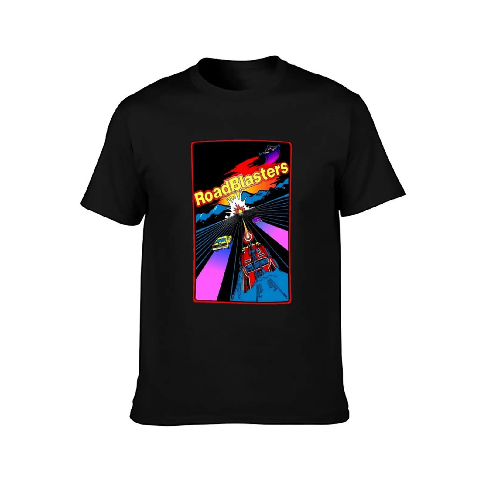 Road Blaster T-Shirt Plus Size Solid Color T-Shirt