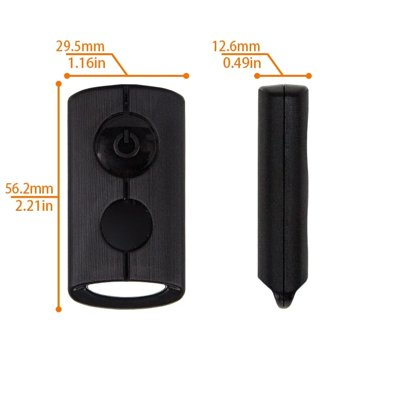 433MHz ID49 Chip Motorcycle Remote Control Key Scooter Key Fob For YAMAHA XMAX XMAX300 NVX NVX155 AEROX JAUNS QBIX