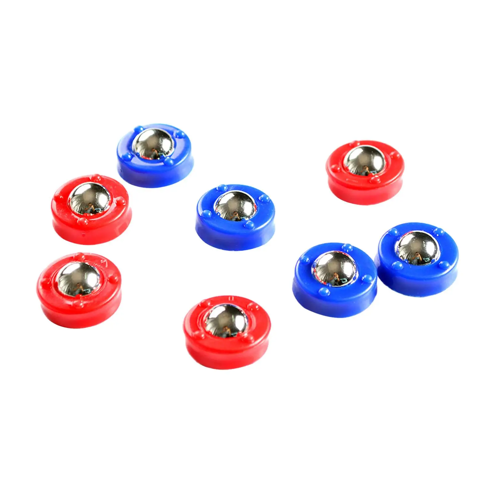 8 Pieces Shuffleboard Pucks, Curling Pucks Rolling Beads for Kids, Adults Shuffleboard Table Equipment for Table Game