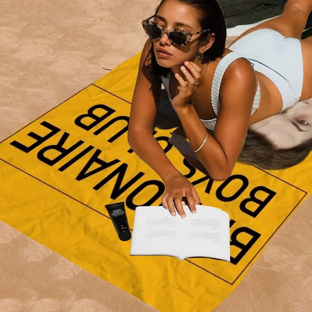 B-Billionaires Boys Club Microfiber Printed Beach Towel Mountain Climbing Yoga Beach Swimming Running Absorbent Soft Towel