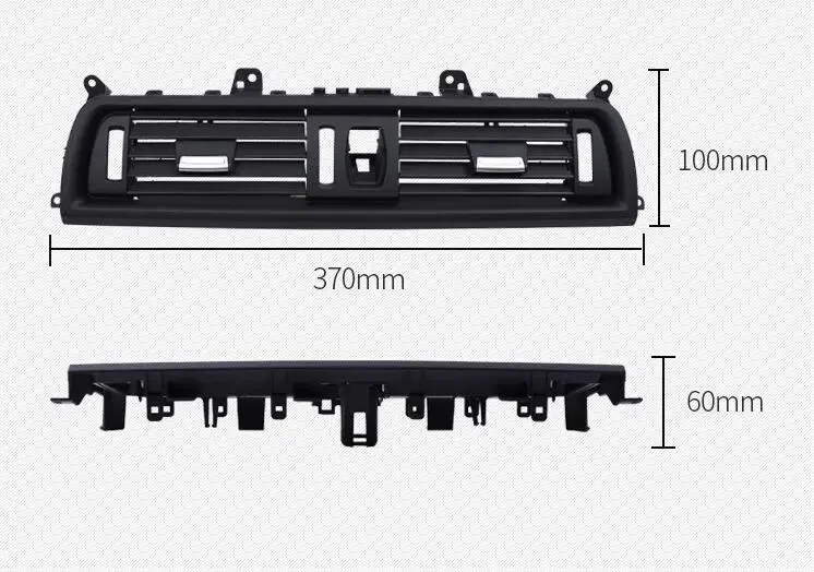 2 Styles Front Console Grill Dash AC Air Conditioner Vent For BMW F10 F11 F18 520i 523i 525i 528i 535i 64229166885