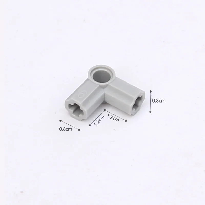 Blocos de construção DIY Peças técnicas Eixo Pin Conector Eixo Cruz 90 °   Brinquedo de conexão de parafuso de eixo substitui tijolos MOC em massa 32014
