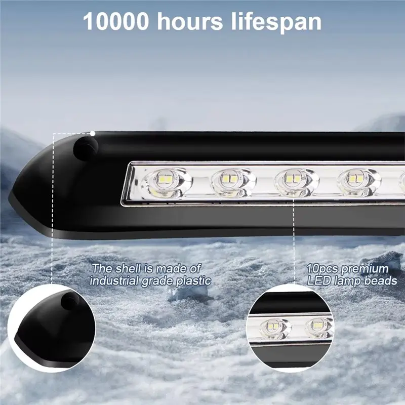 LED Awning Porch Light 12V/24V Waterproof White Light For RV