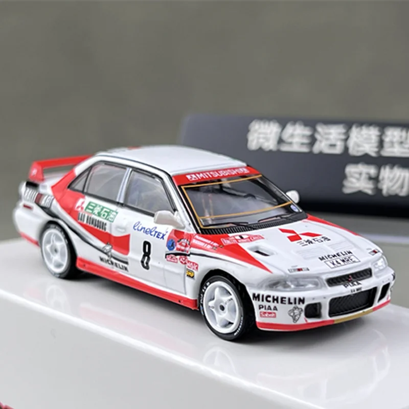 Tarmac Works 1/64 Mitsubishi Lancer Evo #8 합금 장난감, 자동차 다이캐스트 금속 모델 선물