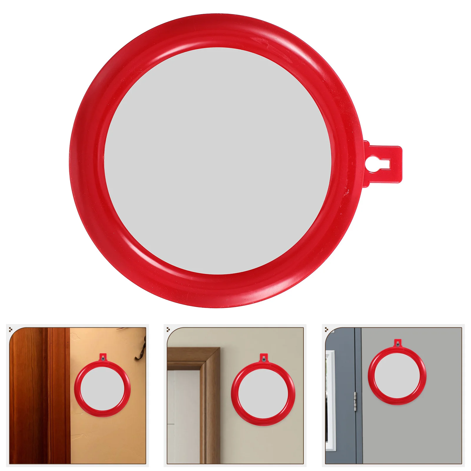 

Concave Mirror Feng Shui Bagua Mirror Hanging Wall Decor For Home Entryway Doorways Elevator Plastic Alloy Round Mirrors