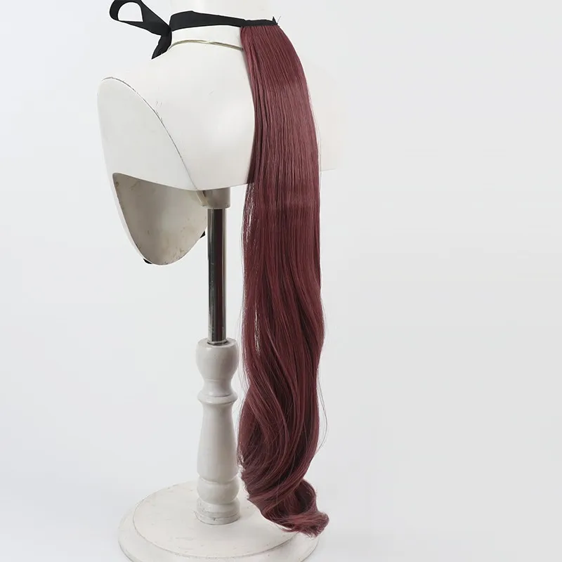 لعبة جميلة ديربي لاكي ليلك شعر مستعار تأثيري Umamusume Rakkii Rairakku شعر مستعار تأثيري الشعر الطويل Hallowmas كرنفال الكبار النساء الرجال #2