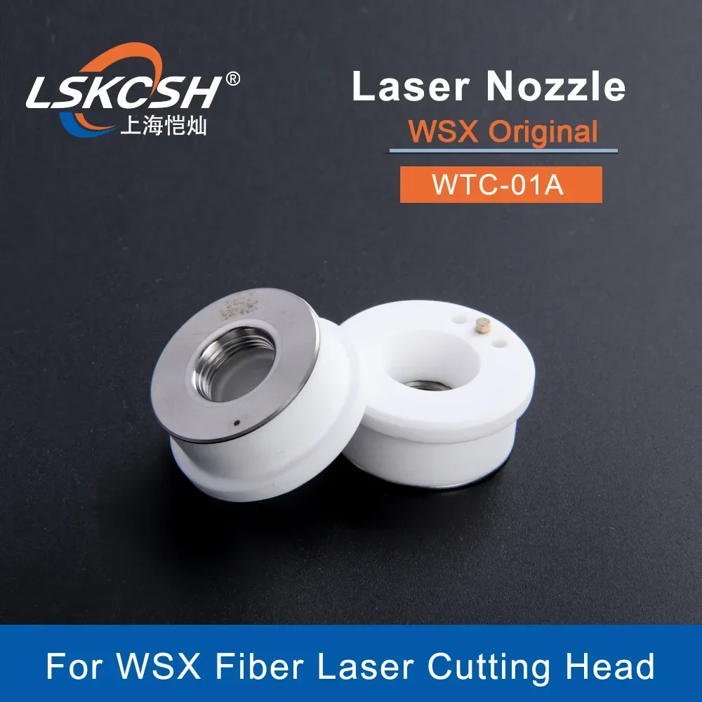 Wsx suporte de bico cerâmico original d28 m11 fibra laser cerâmica para laser de fibra wsx WTC-01A cerâmica laser original