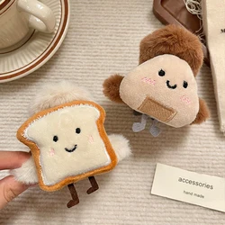 Cartoon Toast Rice Ball Doll Clip Super Cute Cute Female New Plush Shark Clip Hair Accessory