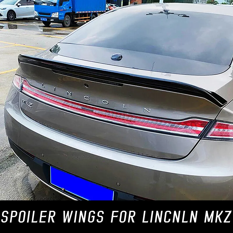 

For Lincoln MKZ 2013 14 15 16 17 18 19 20 21 Rear Trunk Lid Boot Ducktail Spoiler Wings Bodykit Car Exterior Tuning Accessories