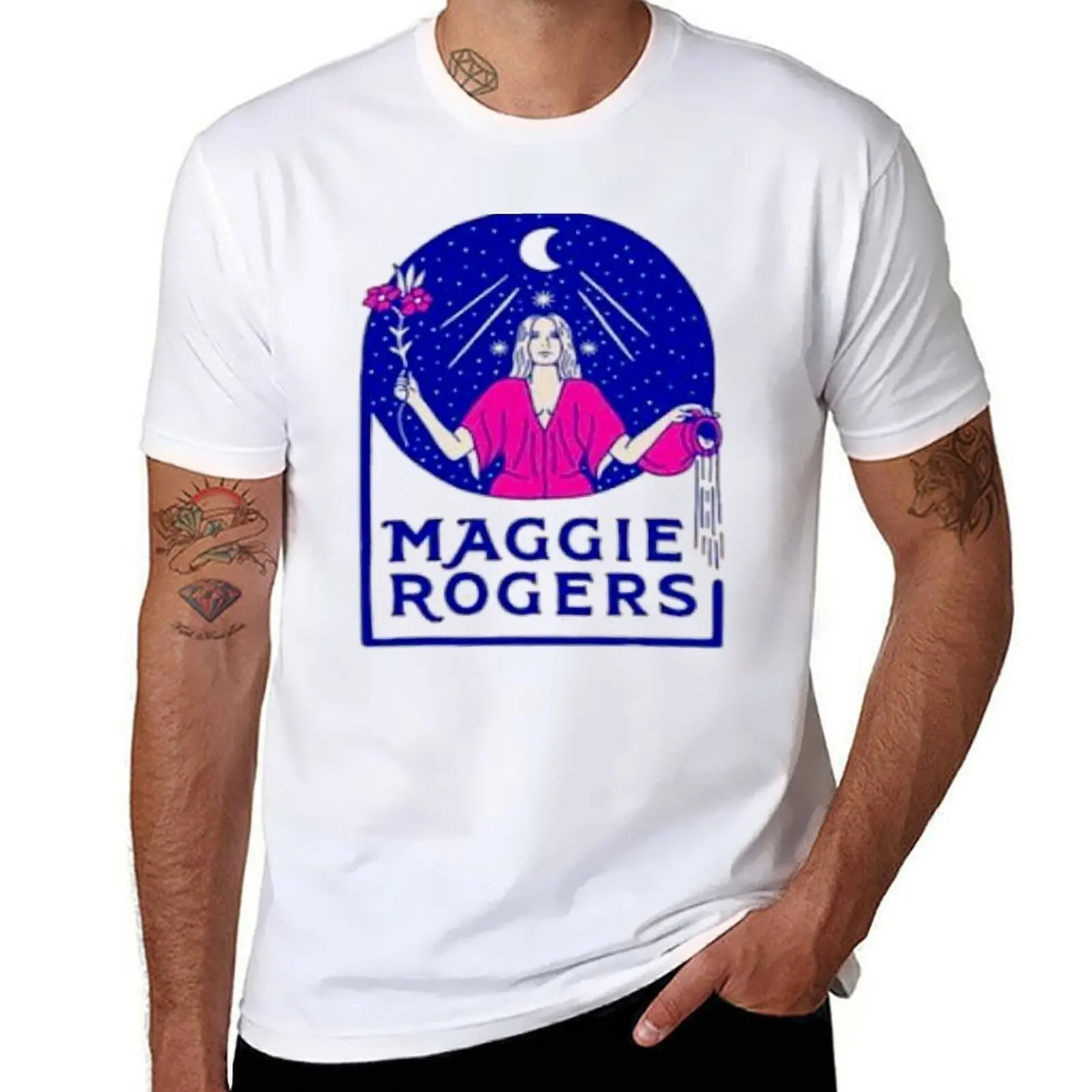 

Maggie Rogers Artwork T-Shirt anime t shirts oversize funny t shirts dark humor T-Shirt