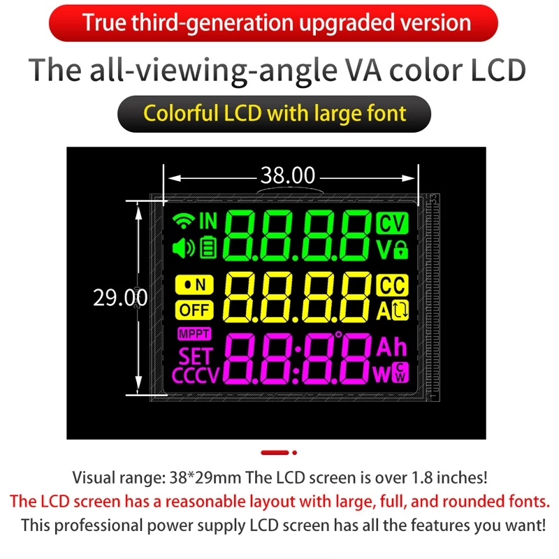 XY6509X 65V 9A 585W CNC DC Adjustable Buck-Boost Module Laboratory Power Supply Constant Voltage Current Solar Charging Module image 5