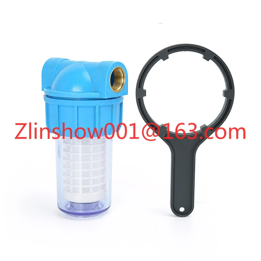 5 Inch Transparent Filter Bottle Microporous Filter Screen Washer Water Purification Filter for High Pressure Fog Machine