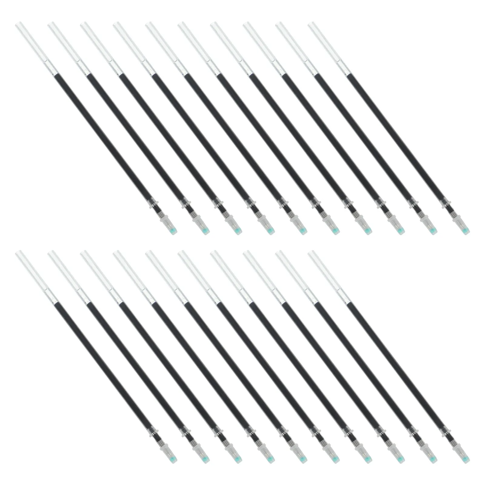 

150Pcs Black Gel Ink Pen Refills 0.5mm Smooth Writing Business Office Note Taking Gel Pen Ink Refills Office Pens Refill