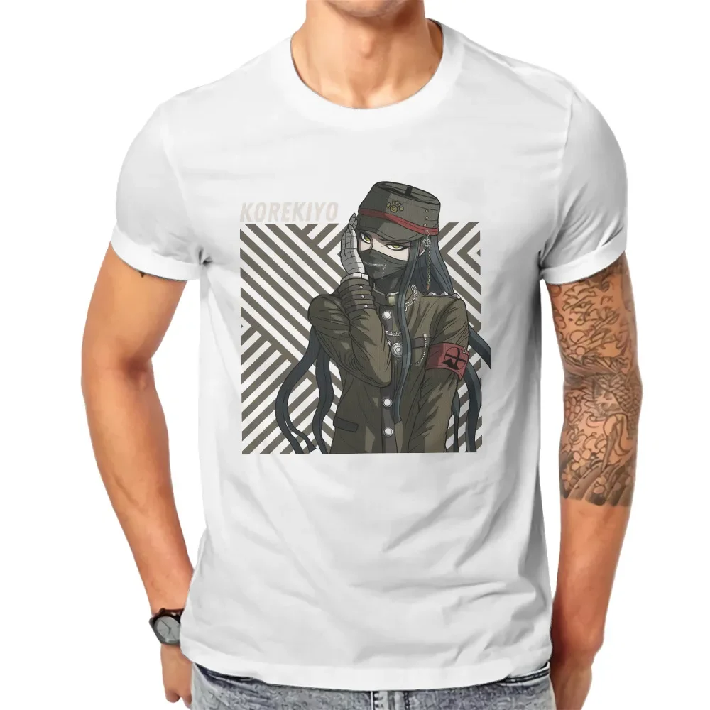 

Футболка мужская хлопковая оверсайз, Классическая рубашка с круглым вырезом в стиле Харадзюку, с принтом «медведь данганронпа», в стиле игры «корейское шиньгуджи», на лето