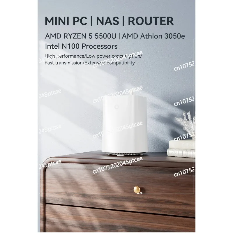 دعم Windows11 Intel N100 ثنائي الشبكة ثنائي العرض مكتب كمبيوتر صغير بلوتوث Pfense جدار الحماية الكمبيوتر AMD 5700U 5825U Linux