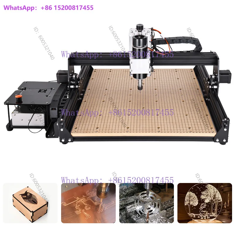 40 * 45 large stroke, high engraving speed 4540 three-axis engraving machine 500W high-power motor