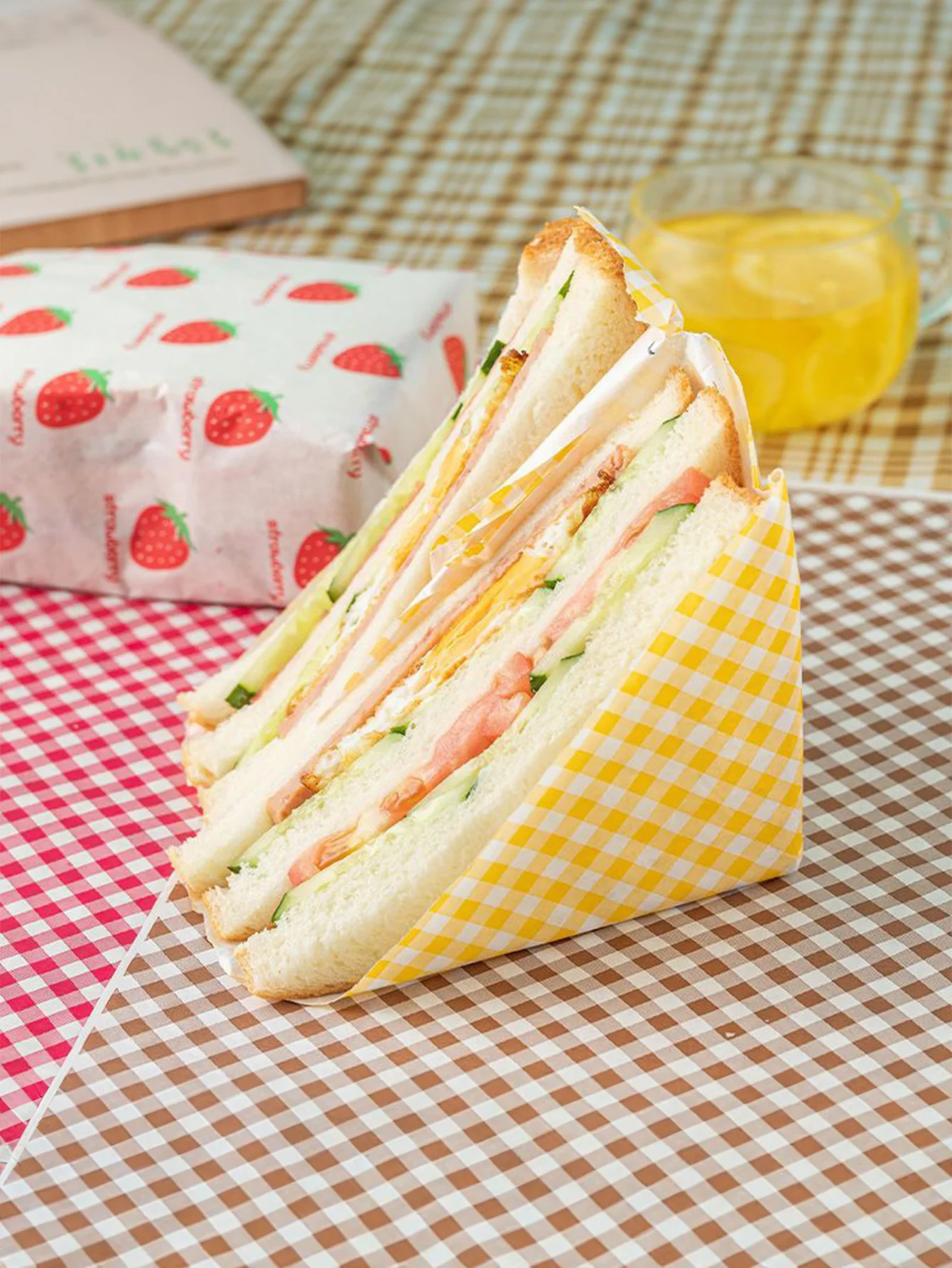 Sandwich Wrapping Paper Food Grade Microwaveable Disposable Hamburger Rice Ball Oil-proof Box Special Household Hamburger Wrappi