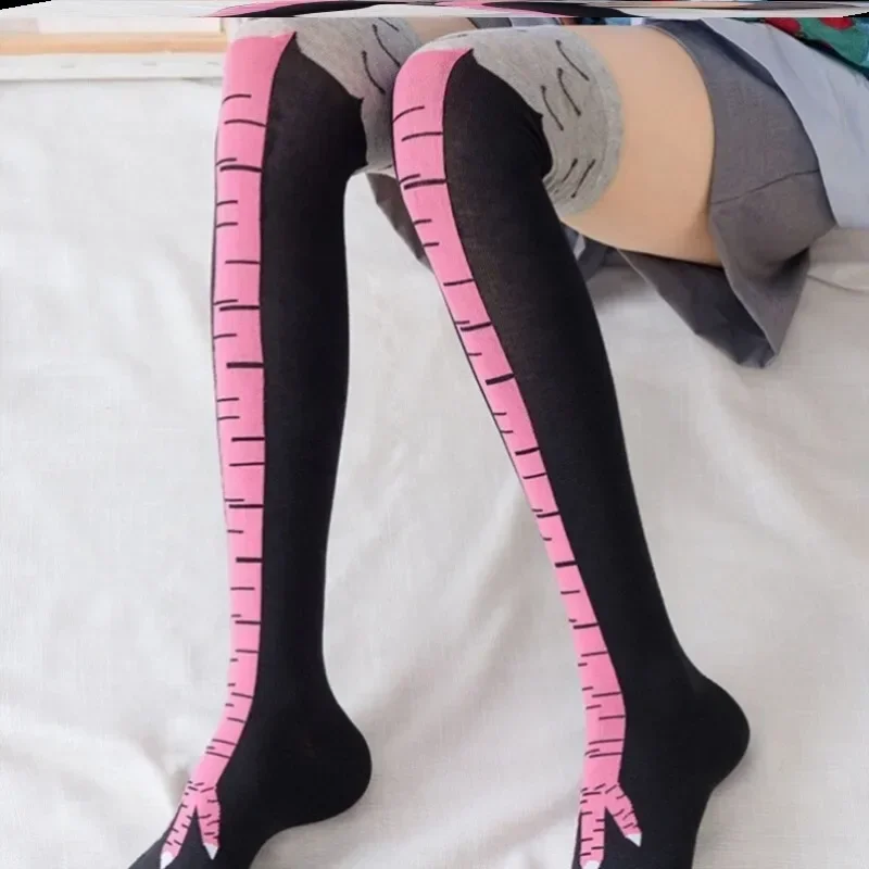 Funny Chicken Paws Over-the-Knee Socks for Women