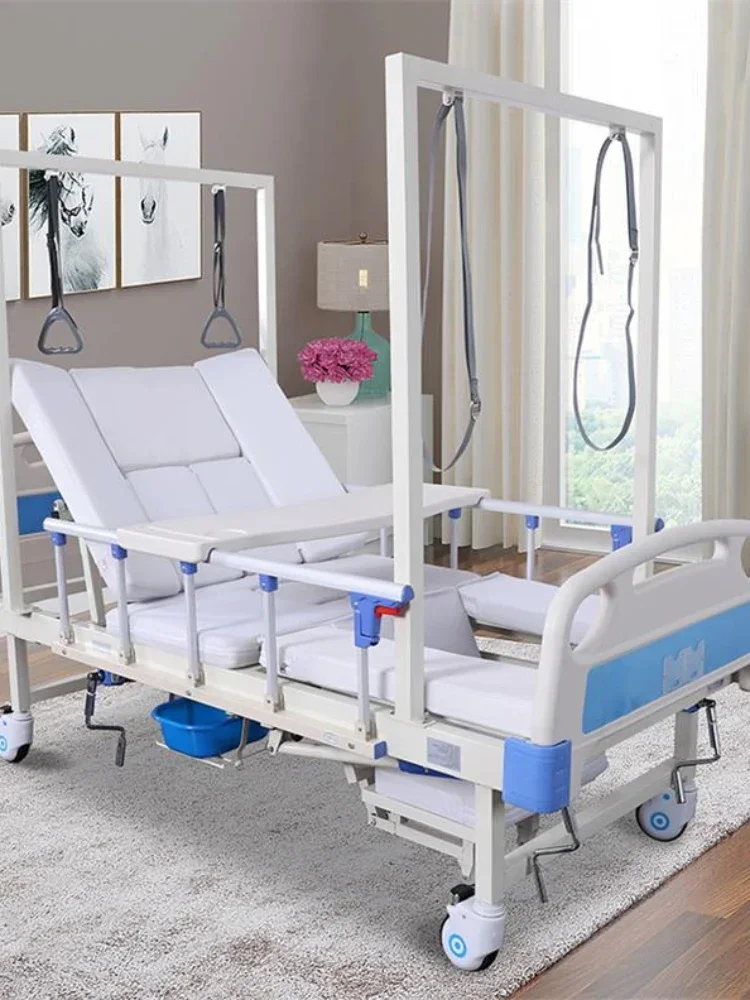 Orthopedic Traction Bed Turning over the Elderly Paralyzed Patients Nursing Bed Hospital Bed