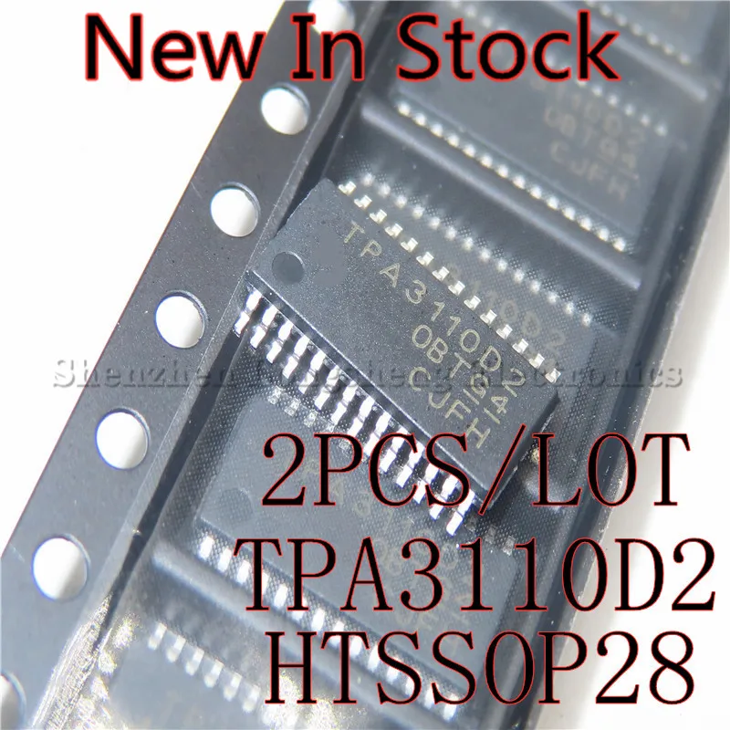 2PCS/LOT TPA3110D2 TPA3110D2PWPR TPA3110 SMD HTSSOP-28 audio power amplifier chip New In Stock Original