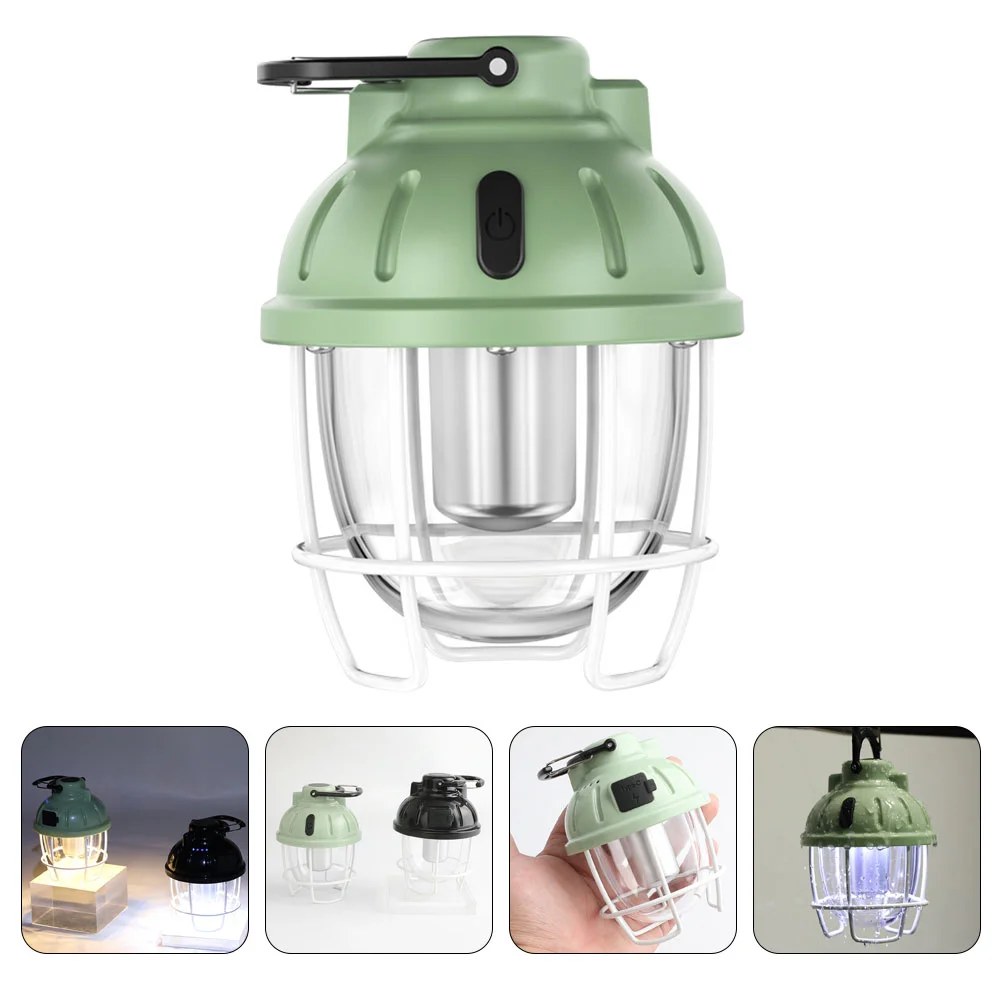 

Camping Light Tent Accessories Campfire Lantern Outdoor Handle Green 18650