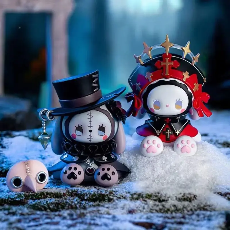 EMMA Secret Forest Frostveil Villa Series صندوق أعمى دمية لطيفة قابلة للجمع لعبة مجسمة ديكور منزلي كرتوني هدية مفاجئة للأطفال