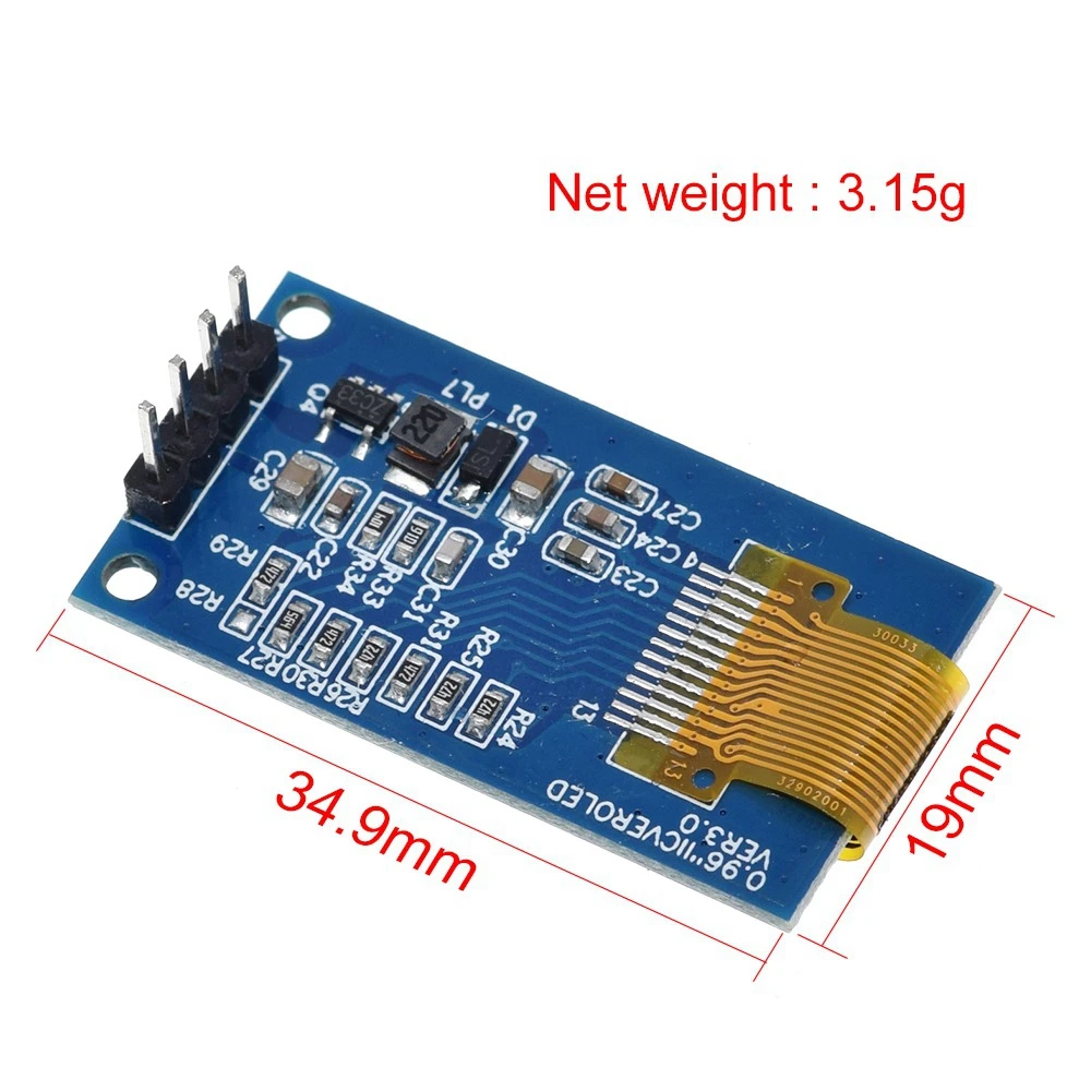 0.96 inch OLED display 64×128 LCD module SSD1107 LCD 0.96 