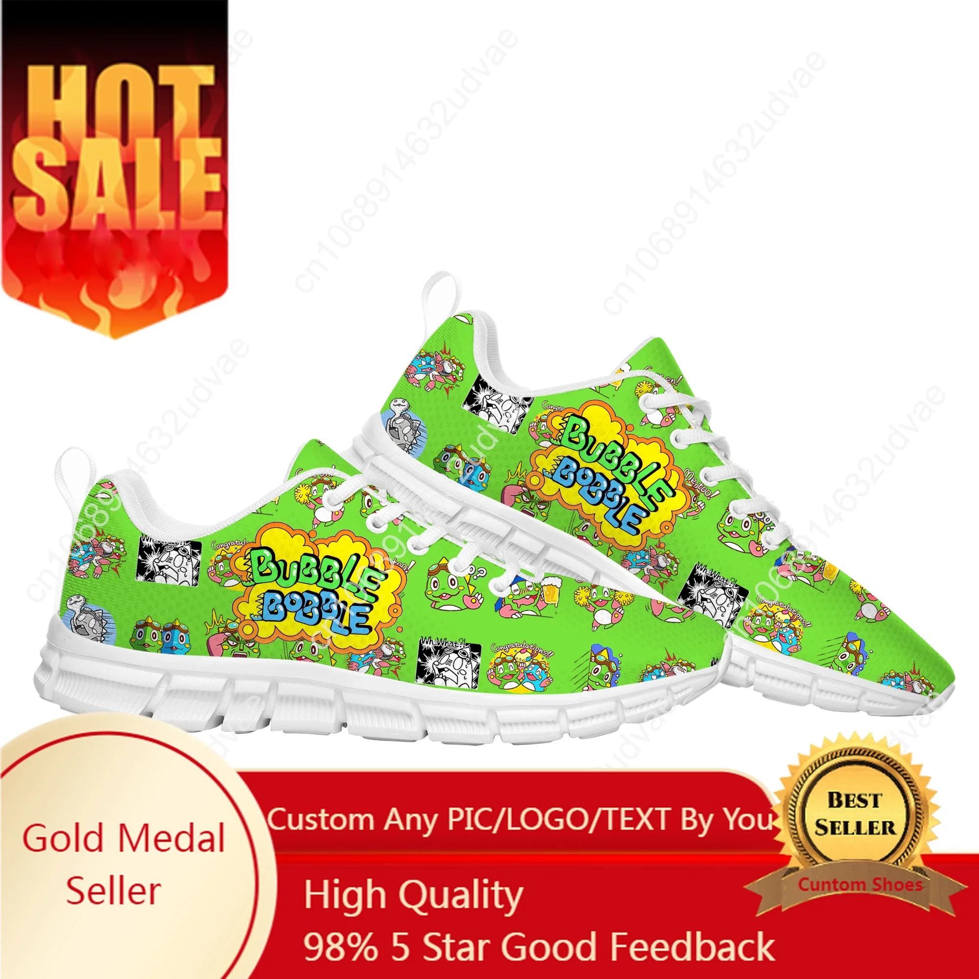 

Bubble Bobble Sports Shoes Mens Womens Teenager Customized Sneakers Casual Custom Made Shoe High Quality Couple Shoes