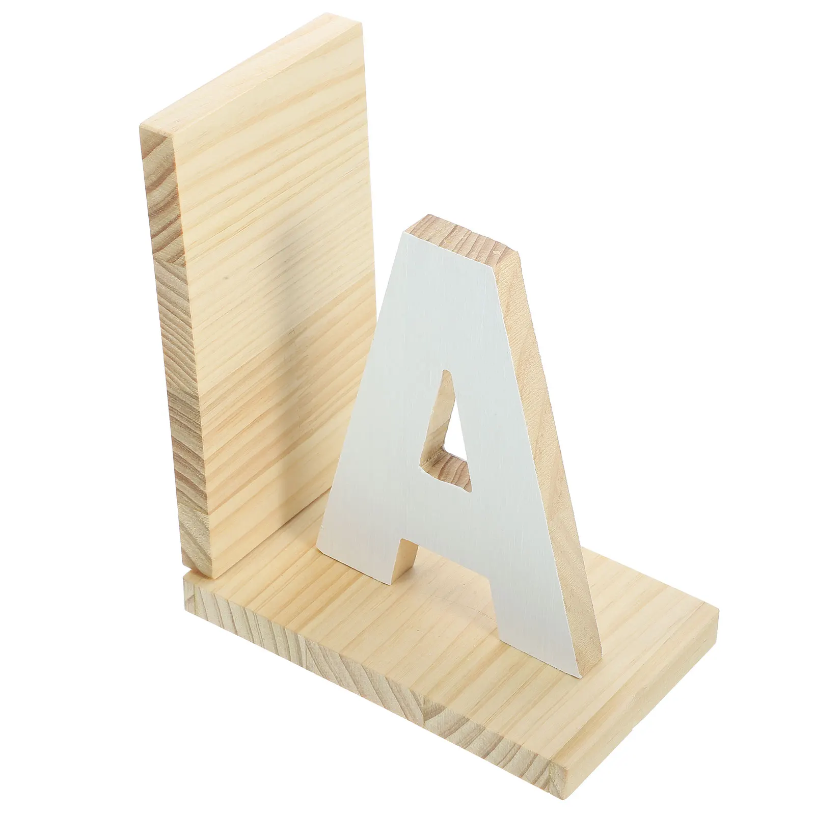 

Wooden End Reusable Holder File Organizer Shelf Book Organizer Desktop Book Stand Non Slip Bookends For Study Living Room