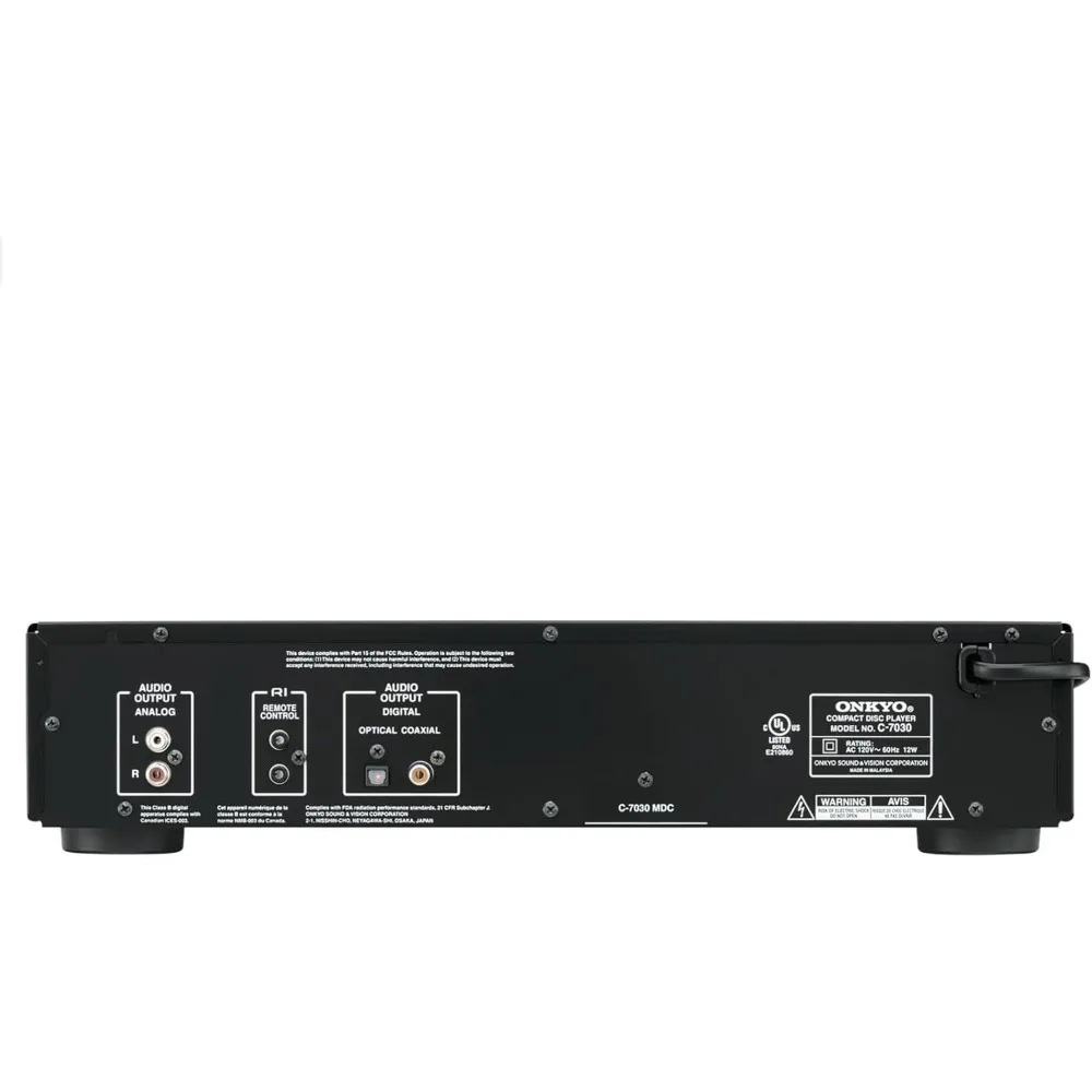 CD 및 테이프 플레이어/ 블랙 C-7030 홈 오디오 CD 플레이어, 최고, 견고한 알루미늄 전면 패널로 세련된 외관 제공, 사용하기 쉬움