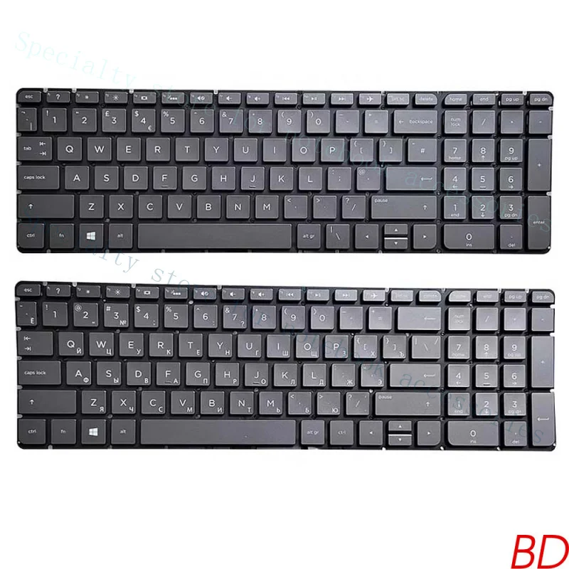 A+ Laptop Keyboard Backlit Keyboard For HP ENVY 15-AQ M6-AQ AR TPN-W119