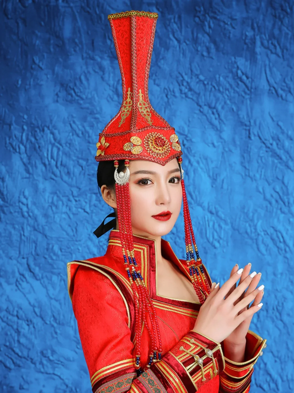 Dress up wedding performance costumes characteristic dance catwalk headgear hat clothing custom