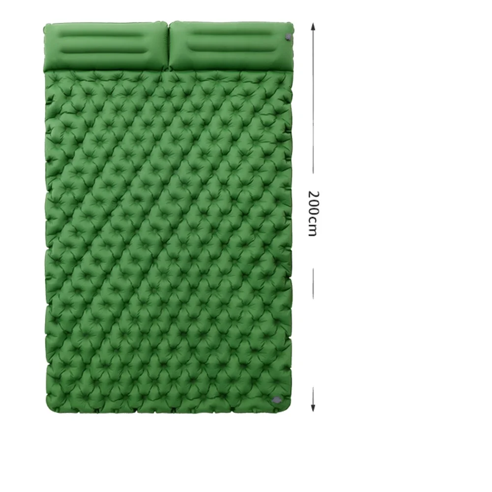 

Waterproof Sleep Inflatable Mattress Outdoor Double Air Cushion Storage Bag Camping Folding Bed Ultralight Travel Hiking Mat