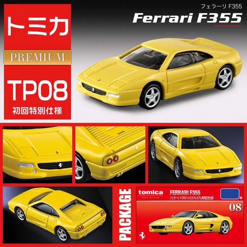 TOMICA 1:64 Ferrari Series Die-cast Alloy Car Model Toys Collectible Holiday Gift,Ferrari SP3,F50,F355,365 GTS4 Miniature Cars