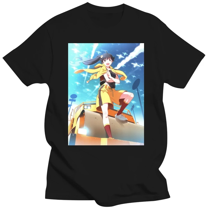 Men t-shirt Monogatari Series Karen Araragi Anime.jpeg T Shirt tshirt Women t shirt