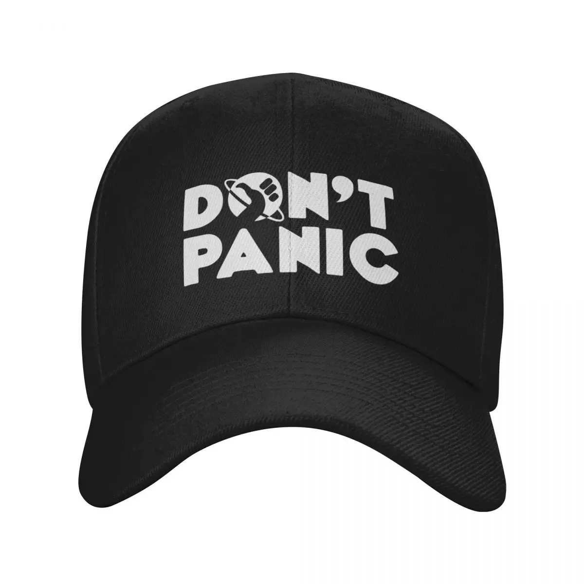 

Dont Panic Baseball Cap Big Size Hat Rugby Anime Brand Man cap For Girls Men's