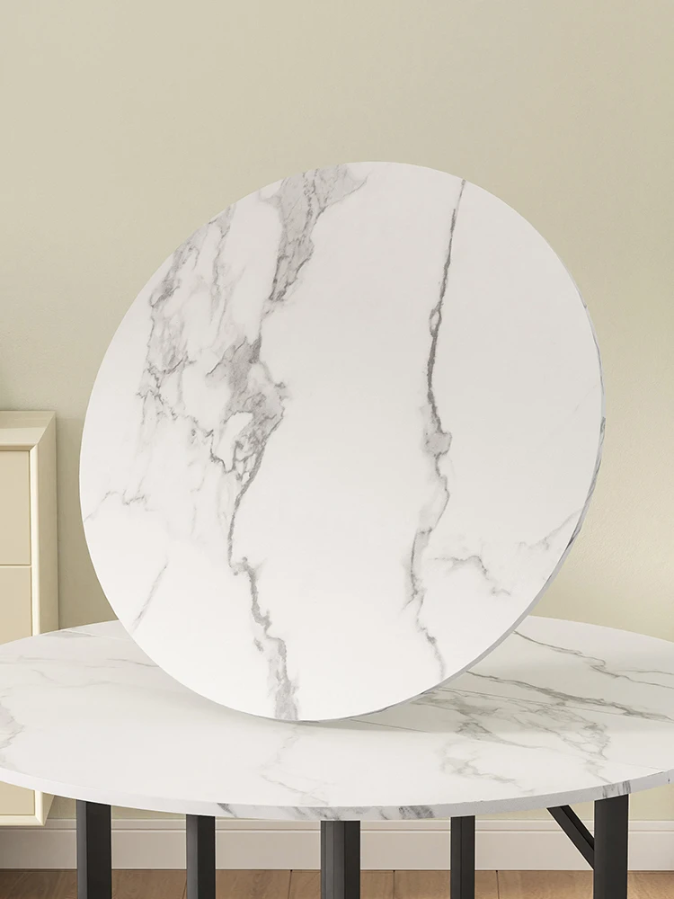 

Вращающийся обеденный стол для дома с поворотным основанием, большой круглый стол с вращающейся столешницей, защита от ожогов и высоких температур.