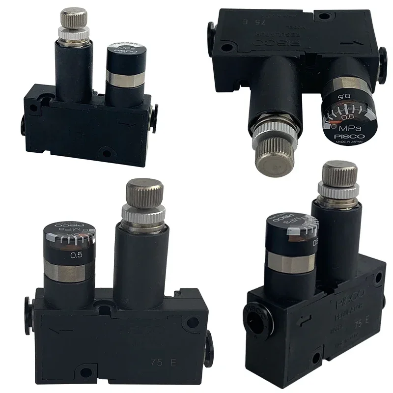 Mini rvump4-4 pneumatic pressure relief valve lrma-qs-6 mini pressure regulator rvum6-6 cylinder pressure reducing valve zl