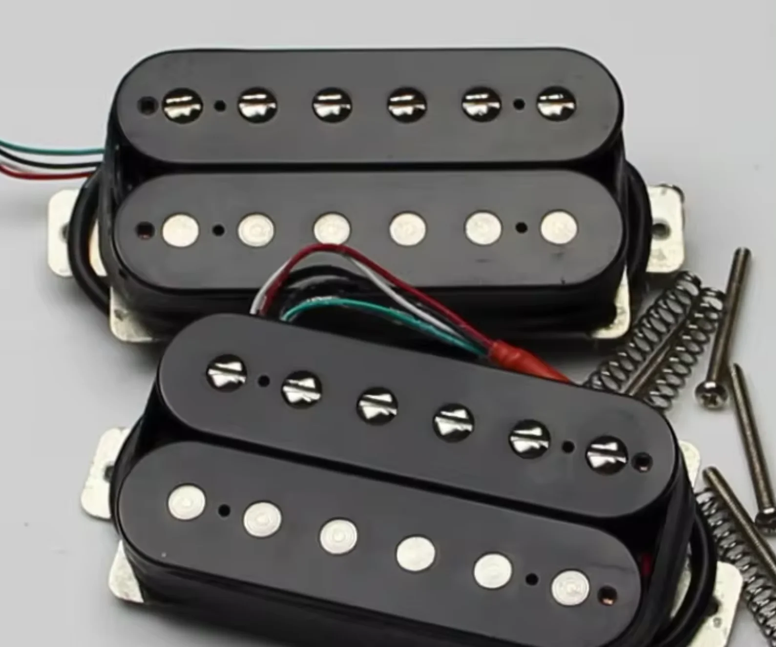 

Electric guitar pickup, double row double coil pickup, open pickup, five wire switchable single