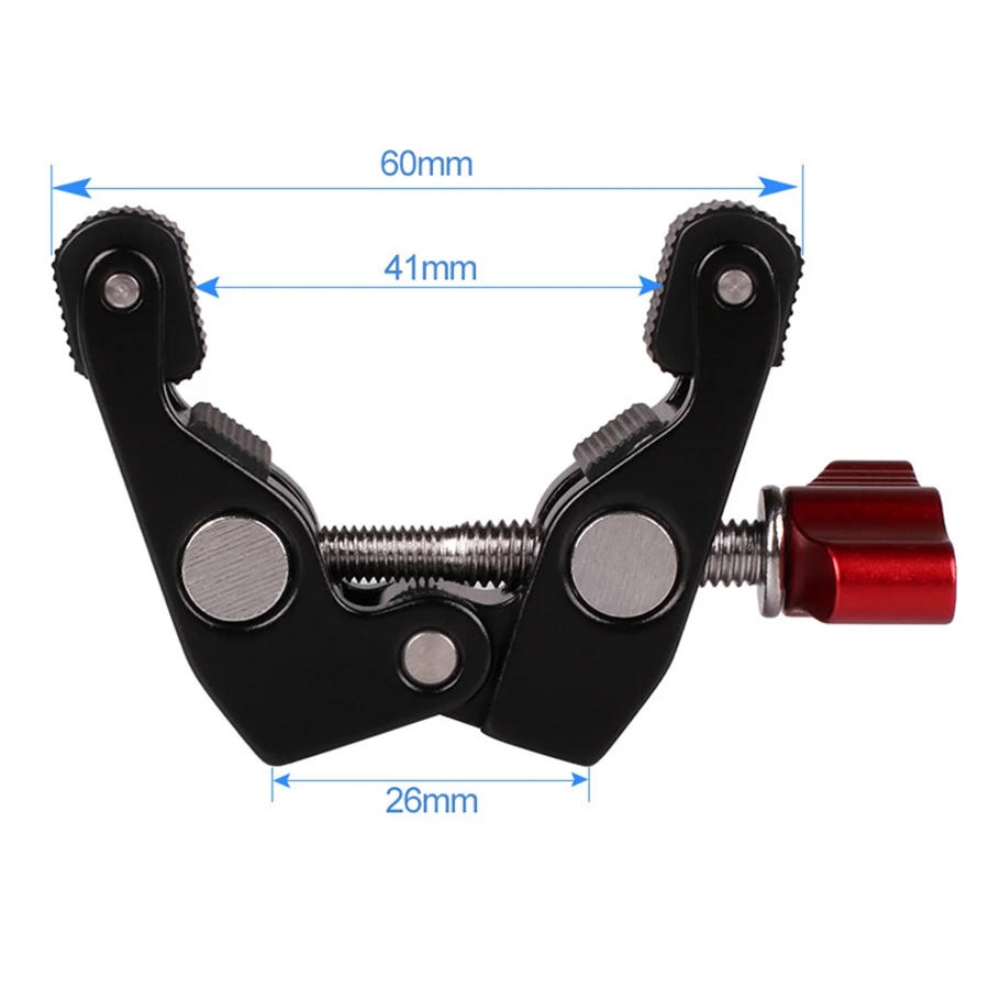 أفضل العروض محول الحذاء الساخن بمشبك كاميرا Crab Mount لشاشة LCD الميدانية، وأضواء LED، والفلاش، والميكروفون، وكاميرا الحركة