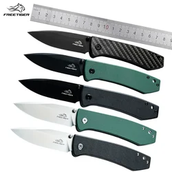 FREETIGER FT2103 Folding Knife D2 Steel Outdoor Hunting Survival Tactical Hunting Hiking EDC Pocket Clip Knives Camping Tools