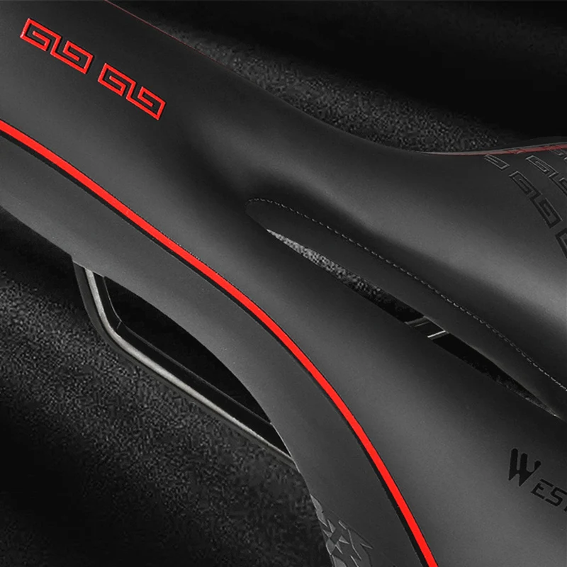 WEST BIKING Comfortable Gel Bicycle Saddle Ergonomic MTB Mountain Road Bike Seat Non-Slip Shock Absorbing Soft Cycling Cushion