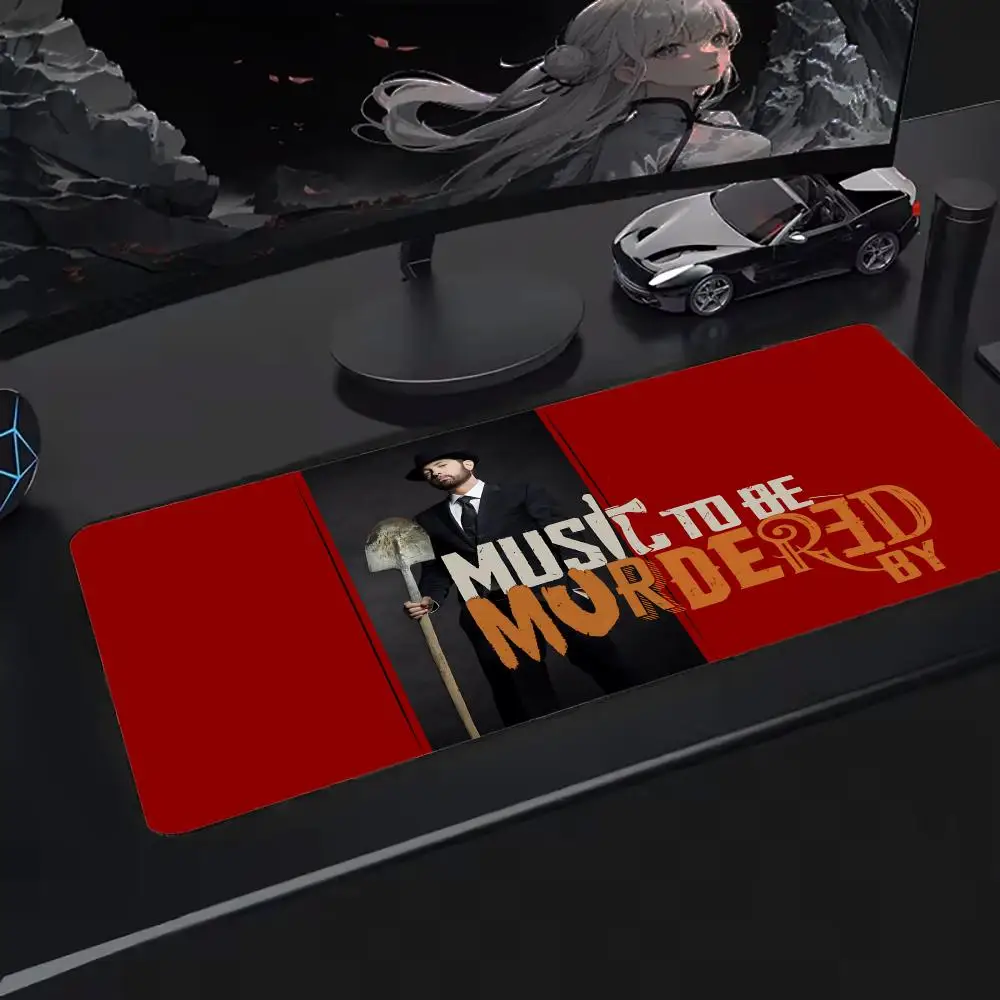 حصيرة ماوس كبيرة الحجم من Eminem، سطح ألعاب ممتد، دعم غير قابل للانزلاق، مثالية للاستخدام المكتبي #4