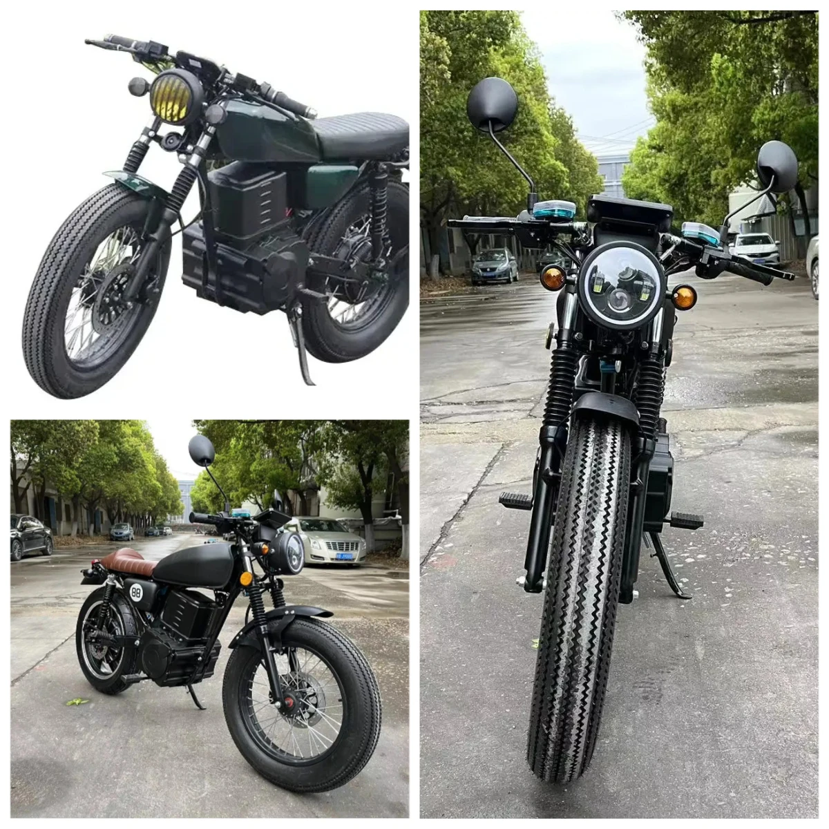 STROVAN The latest new energy lithium battery high speed New arrival  good quality fashion model retro electric motorcycle 2000W