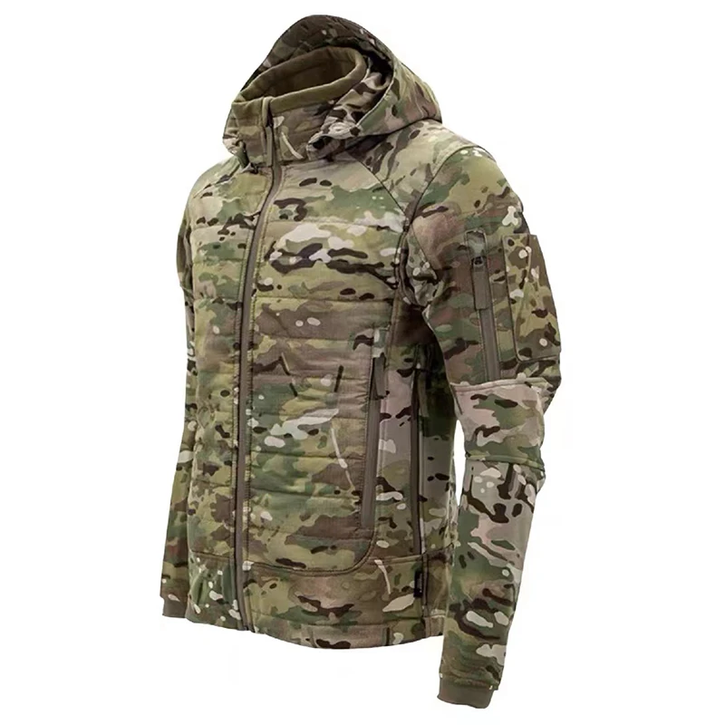 Outdoor Tactische Softshell Jack Isg2.0 Verbeterde Winddichte En Waterdichte Afneembare Capuchon