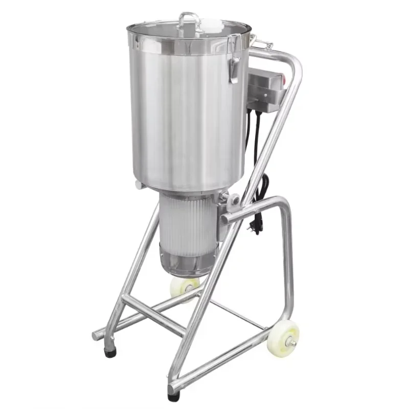 Vertical Household Stainless Steel Fruit And Vegetable Crusher Industrial Electric Large Capacity Chili Meat Mixer Grinder