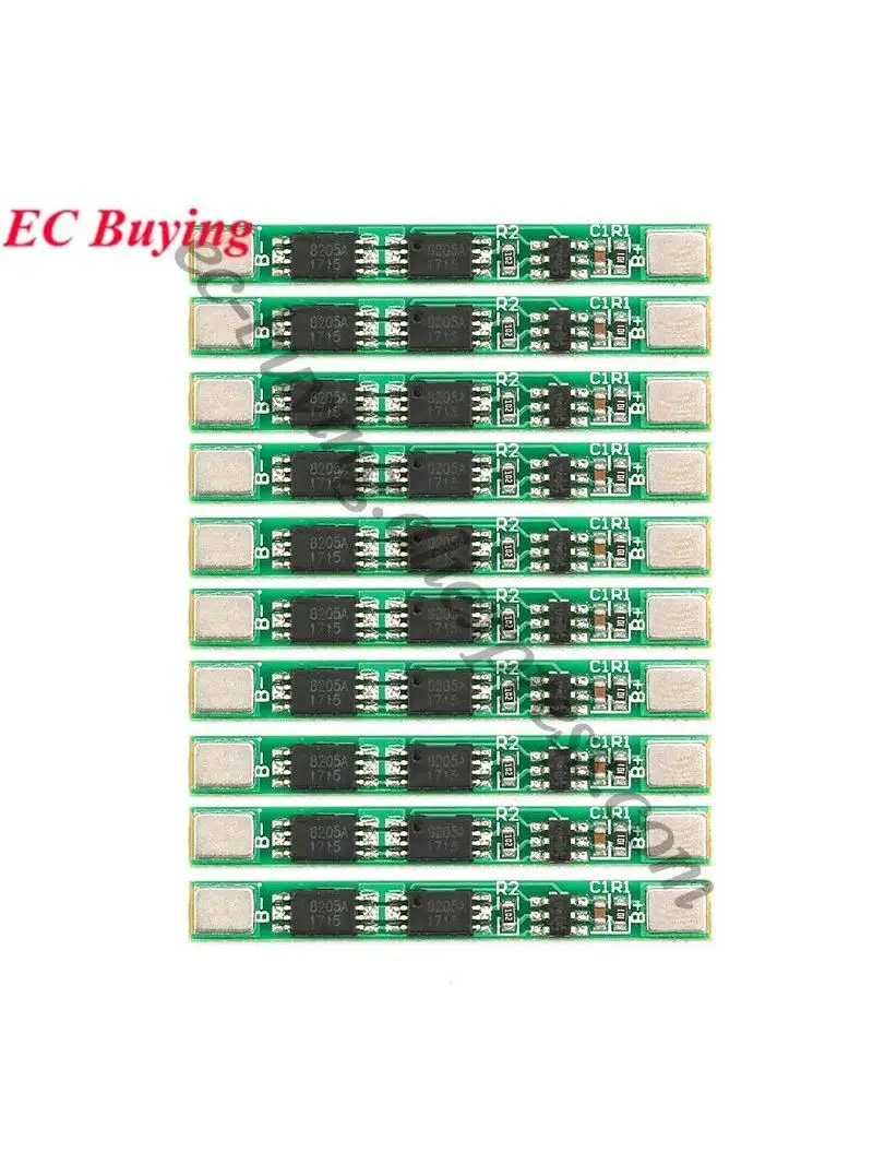 20 szt./1 szt. 1S 3.7V 4A 5A moduł BMS PCM 18650 do ochrony akumulatora litowo-jonowego PCB dla akumulatora litowo-jonowego 18650 z podwójnym MOS — zdjęcie 2