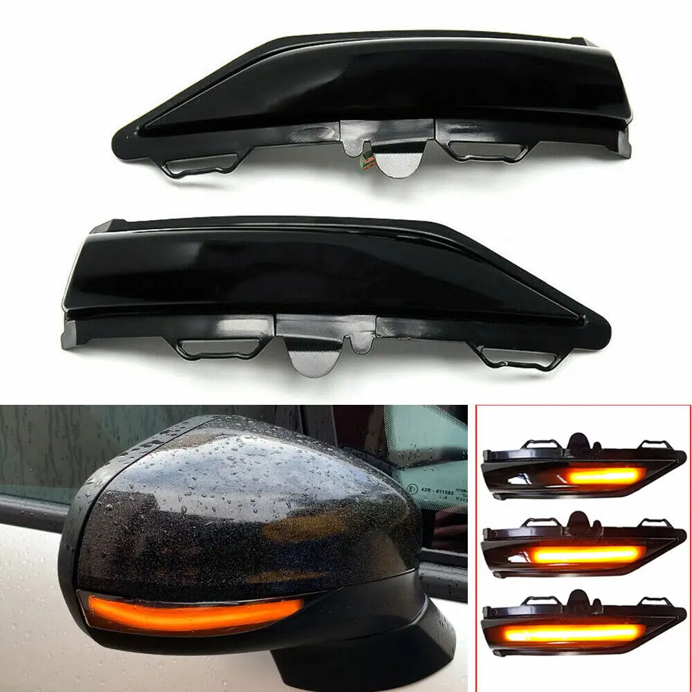 

Dynamic LED Side Mirror Flashing Light Indicator for Fo-rd Fi-esta MK7 MK8 2019+ Car Light Accessories