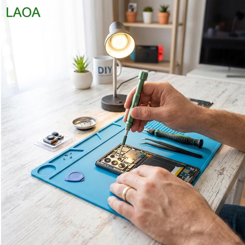 LAOA 4mm Bit Handle Accessories Screwdriver Manual Screwdriver Head Handle Precision Screwdriver Handle